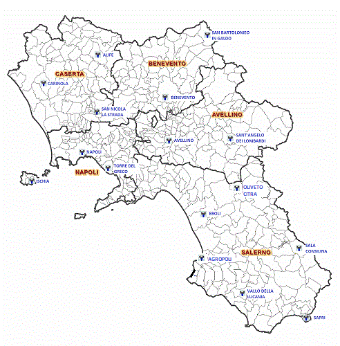 Immagine Mappa Campania